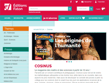Tablet Screenshot of cosinus-mag.com